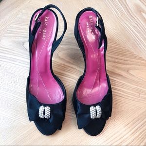 Kate Spade Gali Satin Heels